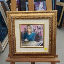 Giuliano Trombini olio su tela