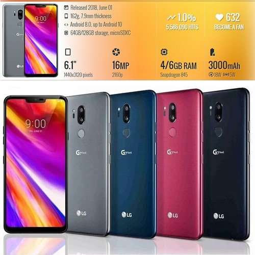Smartphone originale g7 - lg,