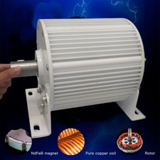 Generatore magnetico permanente trifase 5000W 220V 300rpm terre rare alternatore NdFeB