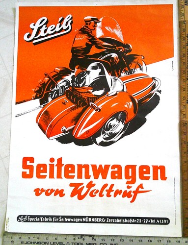 Poster stampa steib sidecar