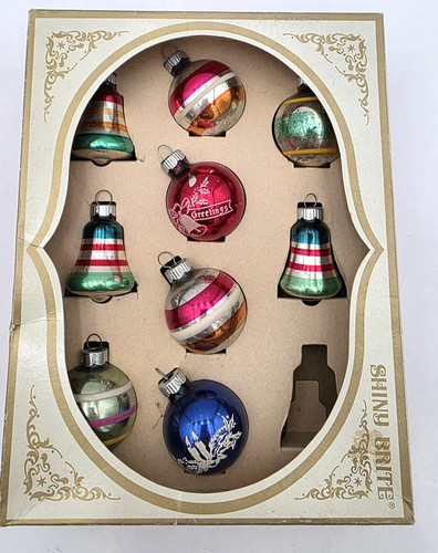 Ornamenti natalizi vetro brite