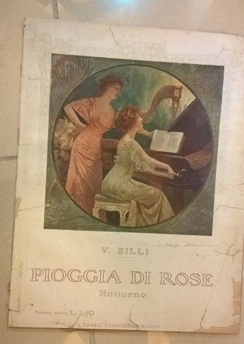 Spartito musicale pioggia - pioggia, di