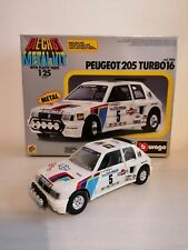 Burago bburago Peugeot 205 Turbo 16 Metal Kit scala 1 24 1/24 cod 5106 no martoy