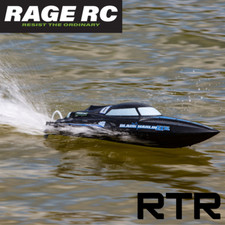 Rage RC Boat Black Marlin EX
