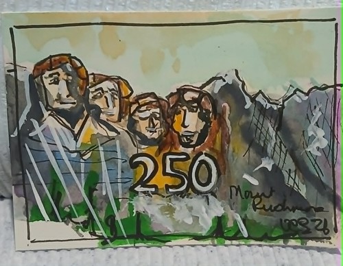Ooak aceo rushmore 250 - ooak,
