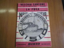 SPARTITO-VECCHIA CANZONE - LA