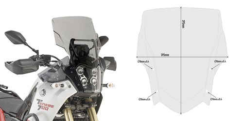Givi d2145s cupolino - cupolino, fumé