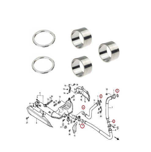 Kit guarnizioni connettore