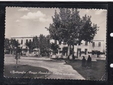Cartolina Battipaglia Piazza Amendola Edificio Scolastico ANIMATA QD409