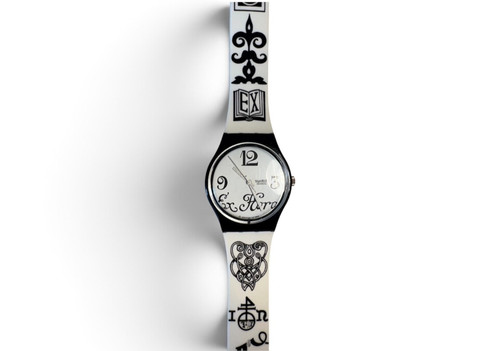 Swatch lettera nera originale