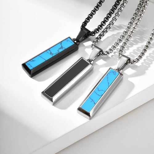 Collana uomo moda acciaio inox - uomo,
