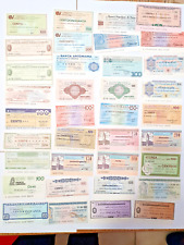 lotto 36 Miniassegni  tutti