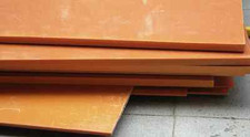 Foglio piatto fenolico in bachelite 1 mm x 100 mm x 100 mm