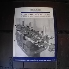 ALESATORE BRONZINE BANCO RCR COMO MACCHINE OFFICINA brochure originale 