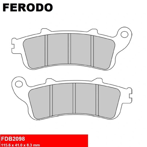 Plaquettes ferodo frein - de,