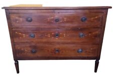 Prezioso Cassettone Luigi XVI Emiliano intarsiato Emiliano