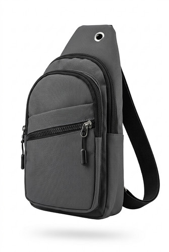 Zaino monospalla grigio br03 - monospalla,