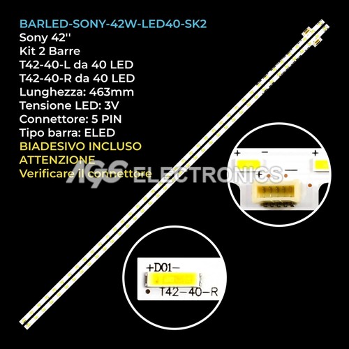 Kit barre strip led tv - 2,
