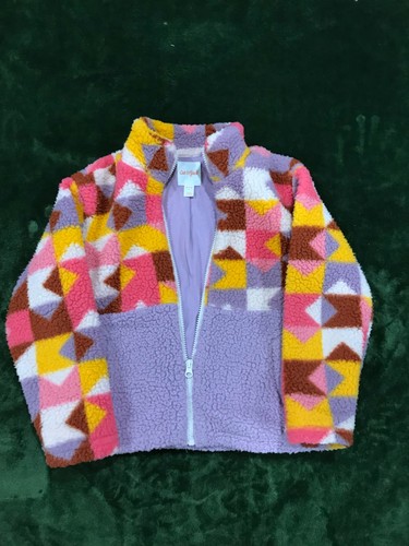 Maglione con zip multicolore