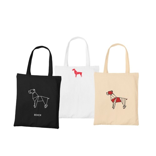 Borsa shopper tote bag boxer - ,