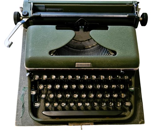 Macchina scrivere halda - macchina,