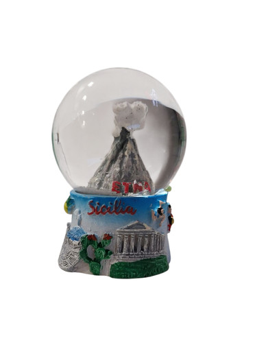 Sfera vetro con neve - vetro,