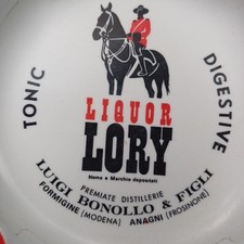 ⛔️ Posacenere Ceneriera Pubblicitario LORY BONOLLO Liquor Tonic Digestive ..