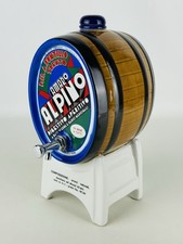 Vintage Botticella Pubblicitaria “Amaro Alpino” In Ceramica Italiana Design 1970