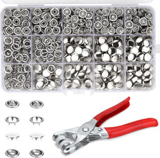 200 Set Pinza per Bottoni