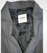 Moschino giacca donna S lana grigio