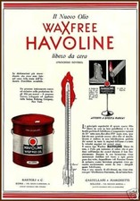 PUBBLICITA' 1930 OLIO AUTO
