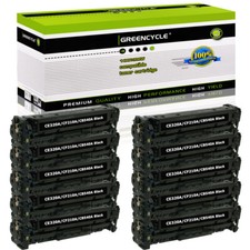 10PK CRG131 Toner BK Fit For