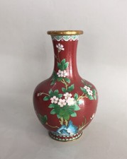 MAGNIFICO VASO CLOISONNE' CINA