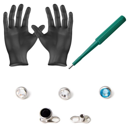 Kit piercing ancoraggi dermali - ancoraggi,