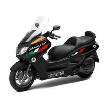 KIT ADESIVI CARENA IRIDEA DESIGN PER MAJESTY 400 2004/2014 TRICOLORE BIANCO