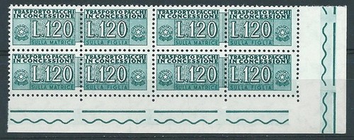 1955 italia pacchi in - italia,