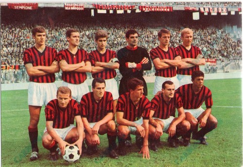 Cartolina milan 1966 - milan, 1966-67
