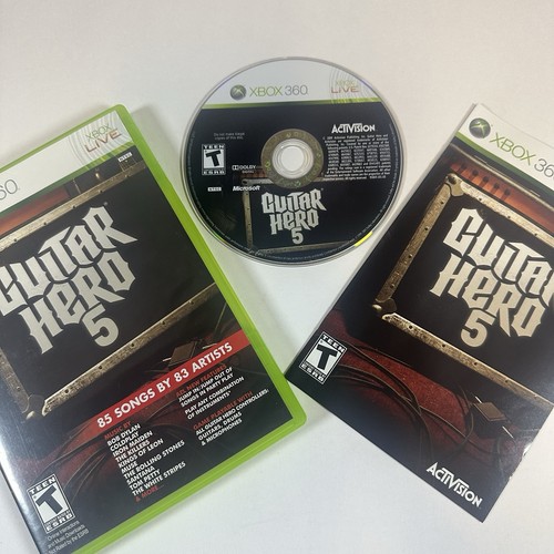Guitar hero microsoft xbox - hero, 5