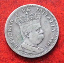 1 Lira - 2/10 di Tallero 1891