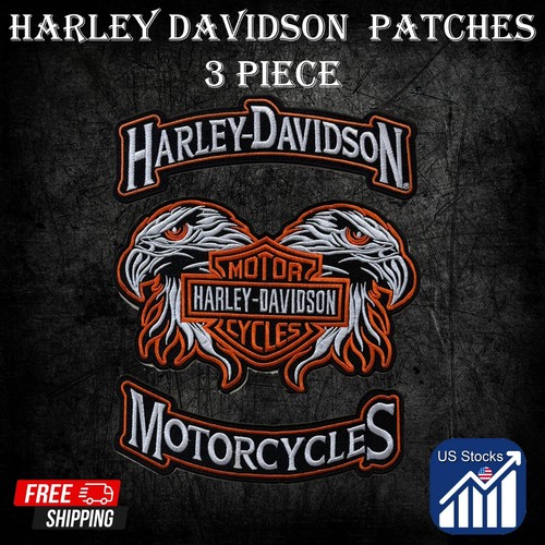 Harley davidson set patch - davidson,