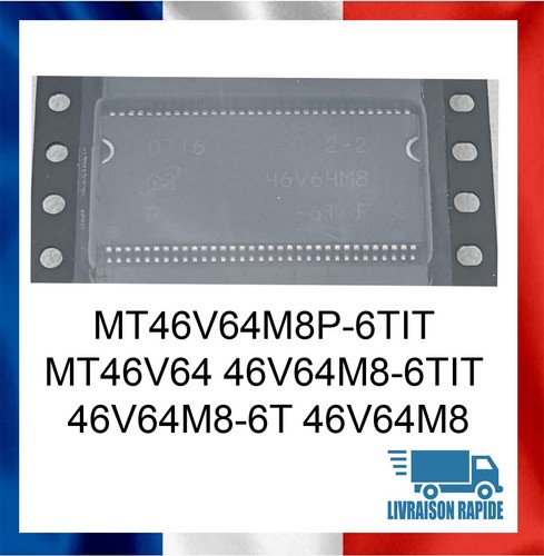 Pcs mt46v64m8p - mt46v64m8p-6t,