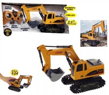 Escavatore Radiocomandato Benna Cingoli Telecomando Luci Batterie Ricaricabili