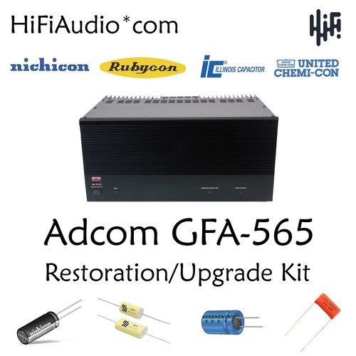 Adcom gfa 565 restauro recap - restauro,