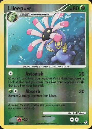 Pokemon lileep 105 146 - pokemon, 105/146