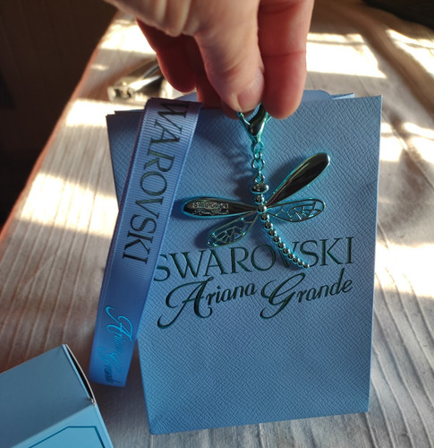 New swarovski dragonfly charm - new,