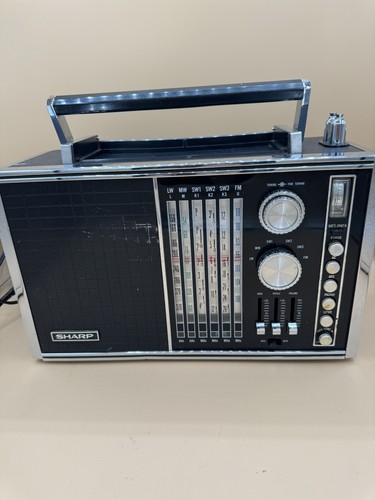 Radio vintage sharp model - vintage,