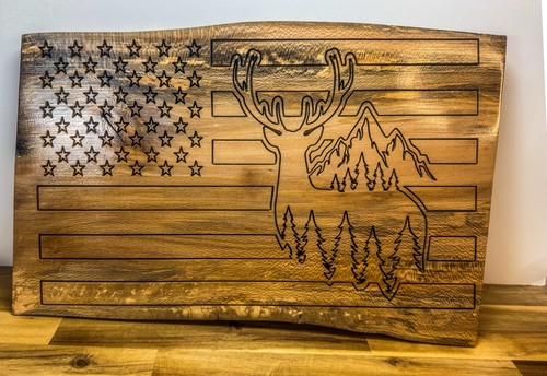 Bandiera americana legno - americana,
