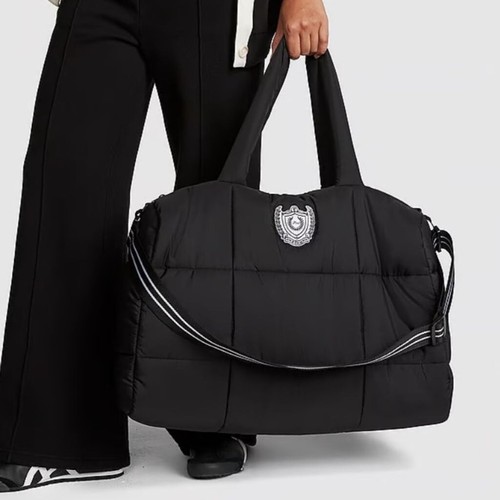 Borsa borsone trapuntata rosa - borsone,