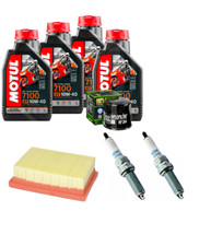 TAGLIANDO TRIUMPH THRUXTON R 1200 2016 AL 2019 MOTUL 7100 10W40 FILTRI CANDELE