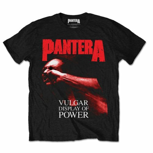 Pantera shirt rosso volgar - t,